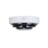 Caméra réseau à dôme panoramique WizMind, un capteur d'image CMOS 4 × 5MP 1 / 2.7 ", faible éclairement, haute définition d'image.