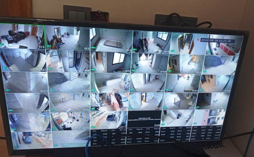 installation camera de surveillance PTZ Dakar Sénégal