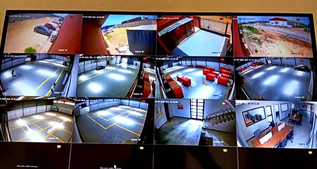 Installation complète d’un système de caméras de surveillance pour l’entreprise Energy Africa Diamniadio, Région de Dakar, Sénégal.